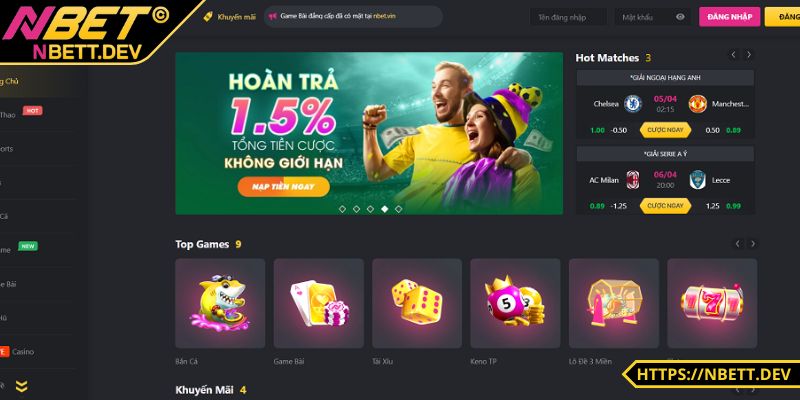 Rút Tiền NBET - Chi Tiết Từng Bước Để Anh Em Mang Tiền Về 6 Vào tài khoản cá cược ngay để chuẩn bị giao dịch
